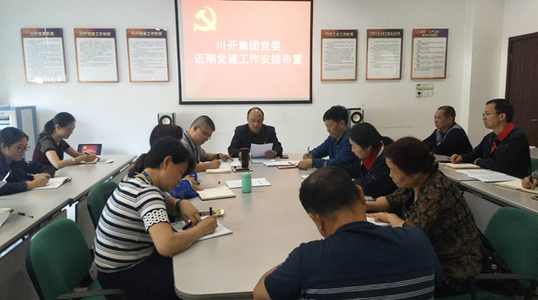 集團(tuán)黨委召開(kāi)近期黨建工作布置會(huì)